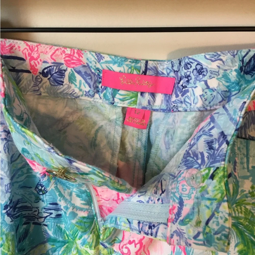 Lilly Pulitzer Kelly Skinny Ankle Pants Bohemian Queen Pattern